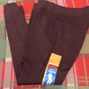 Ladies Faded Glory Pull On Size 8-10  Ponte Leggings